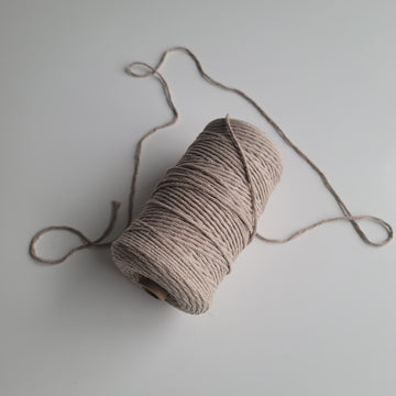 Macramé Cord, Beige