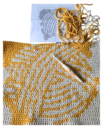 P'tite Laine : Crochet en couleurs : la technique « tapestry »