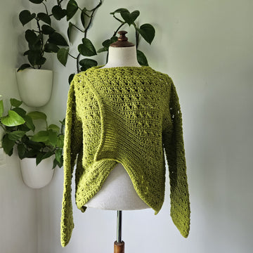 Blueberry Jam Crochet Sweater Pattern