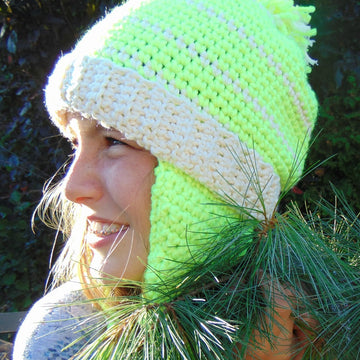 Key Lime Slouch Hat Crochet Pattern