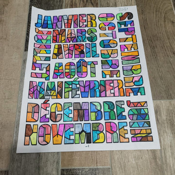 2021 en mailles de crochet quotidiennes*