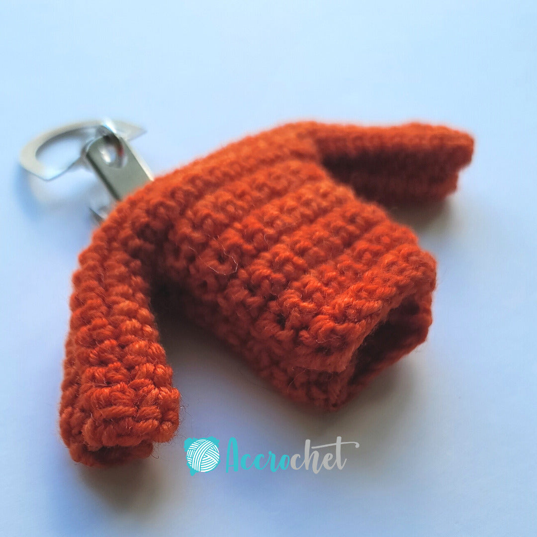 Crochet a tiny orange sweater for National Day for Truth and Reconciliation - free crochet pattern