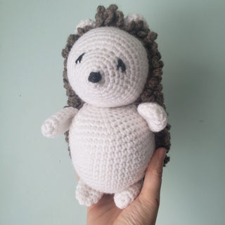 Crochet amigurumi hedgehog