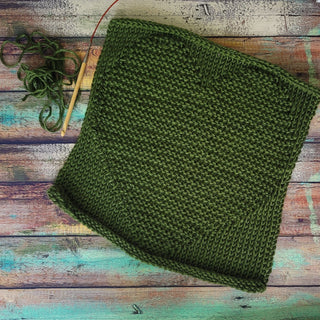 Love is... a free Tunisian crochet square pattern