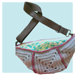 Free Crochet Pattern: Granny Square Fanny Pack