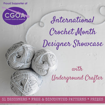 Proud designer - International Crochet Month Showcase