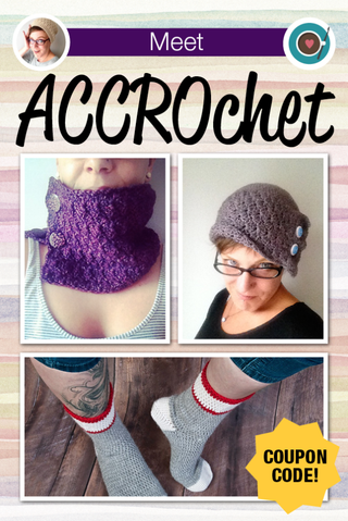 I'm featured on The Crochet Café!