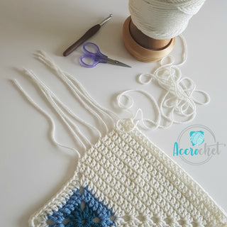 Time-saving crochet tip : working over ends