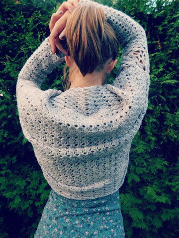 Stella Squared, shrug free crochet pattern