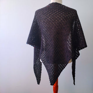 The Black Shawl free beaded shawl crochet pattern
