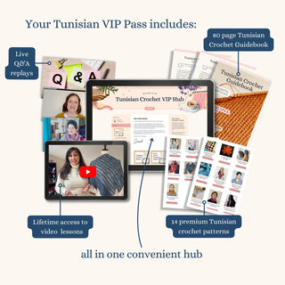 The Tunisian Crochet Summit: learn Tunisian crochet with 14 experts!