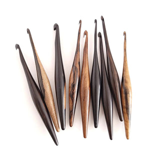 Furls Streamline Wood Ebony Hooks.