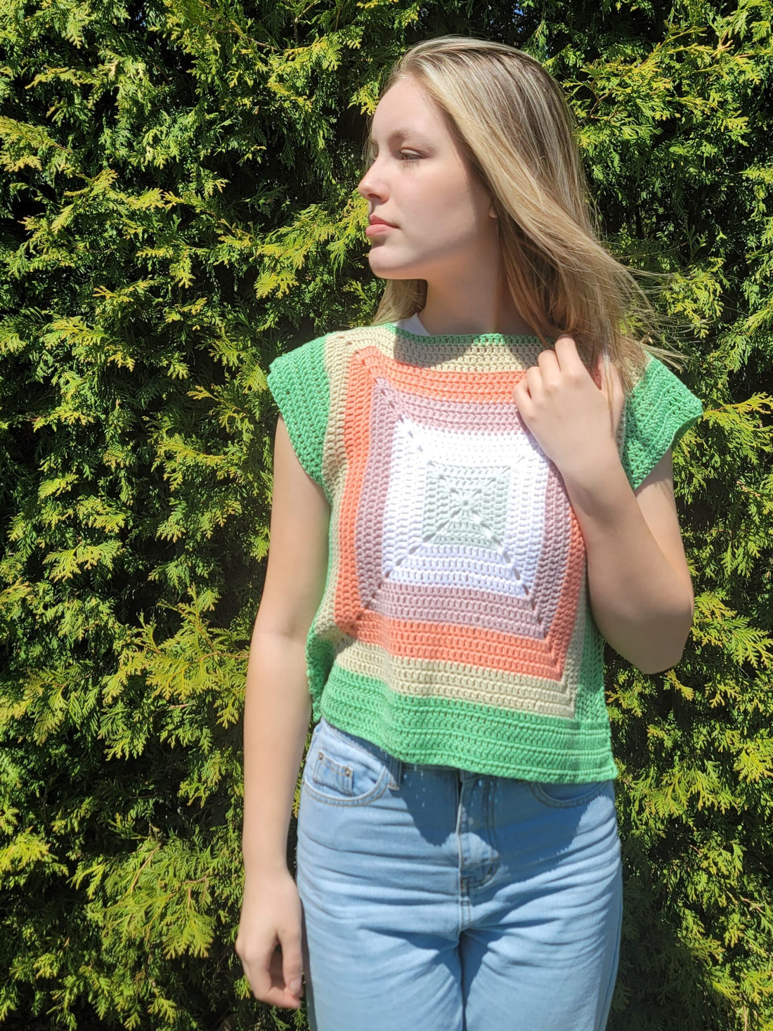 Not So Granny Tee crochet pattern