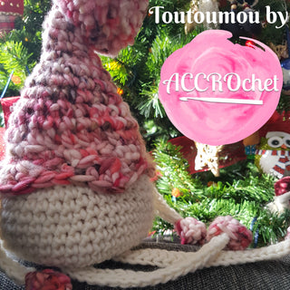 Toutoumou crochet softie pattern montage.
