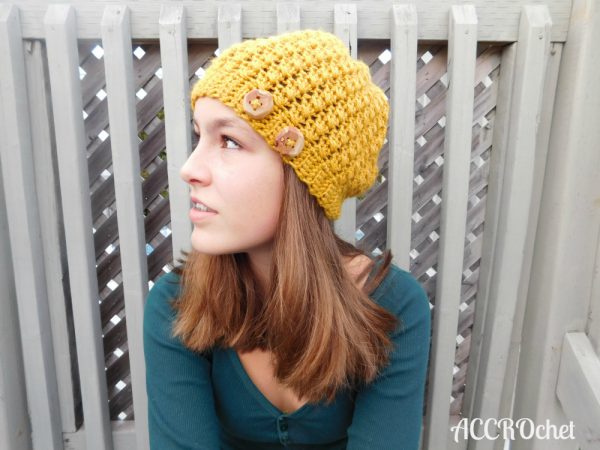 Mustard, patron de tuque au crochet