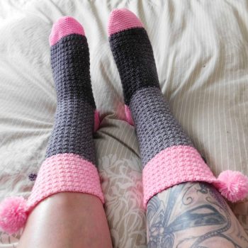 Confiture crochet socks.