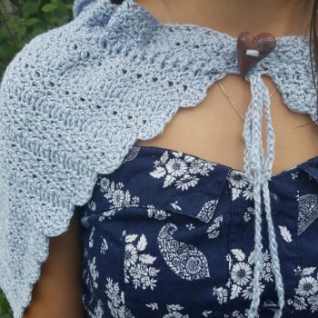 Milky Way crochet Capelet pattern by ACCROchet