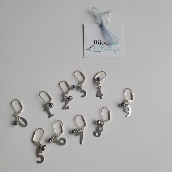 0 to 9 metal stitch markers