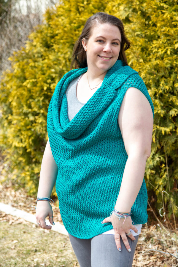 Oblique Shell Tunisian crochet pattern by ACCROchet