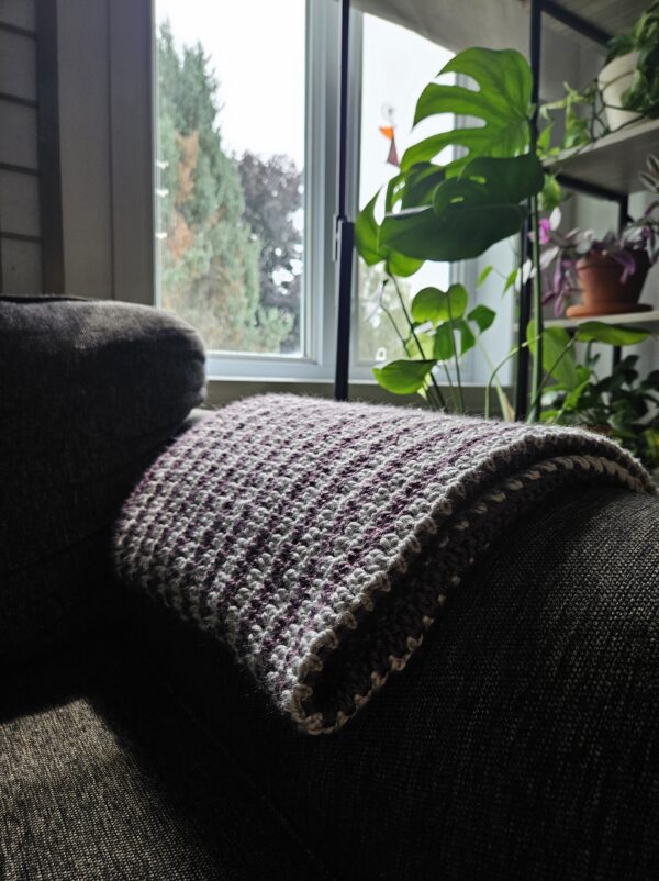 Lavender Mist ACCROchet crochet throw pattern